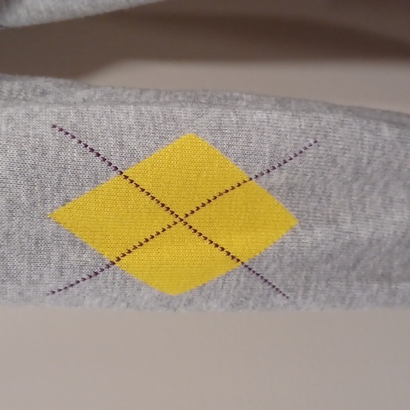 Esprit Lightweight Cotton Argyle V-Neck Sweater NEW- Sz. XS - Picture 13 of 14